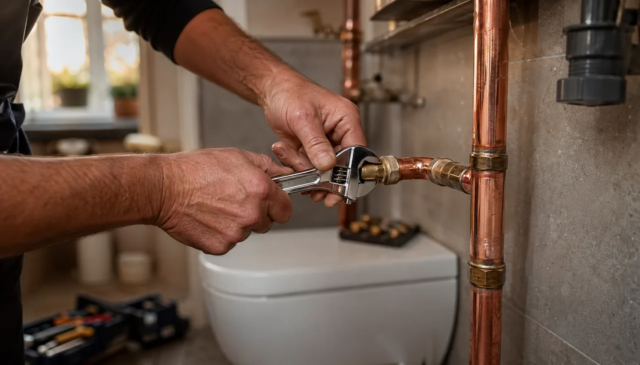 Intervention plombier à Le Pré-Saint-Gervais 93310 - Dépannage 7j/7 — Devis gratuit : artisan au travail